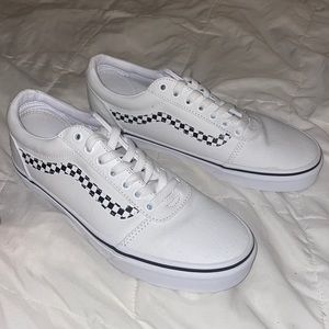 Brand New Mens White Vans Size 8!